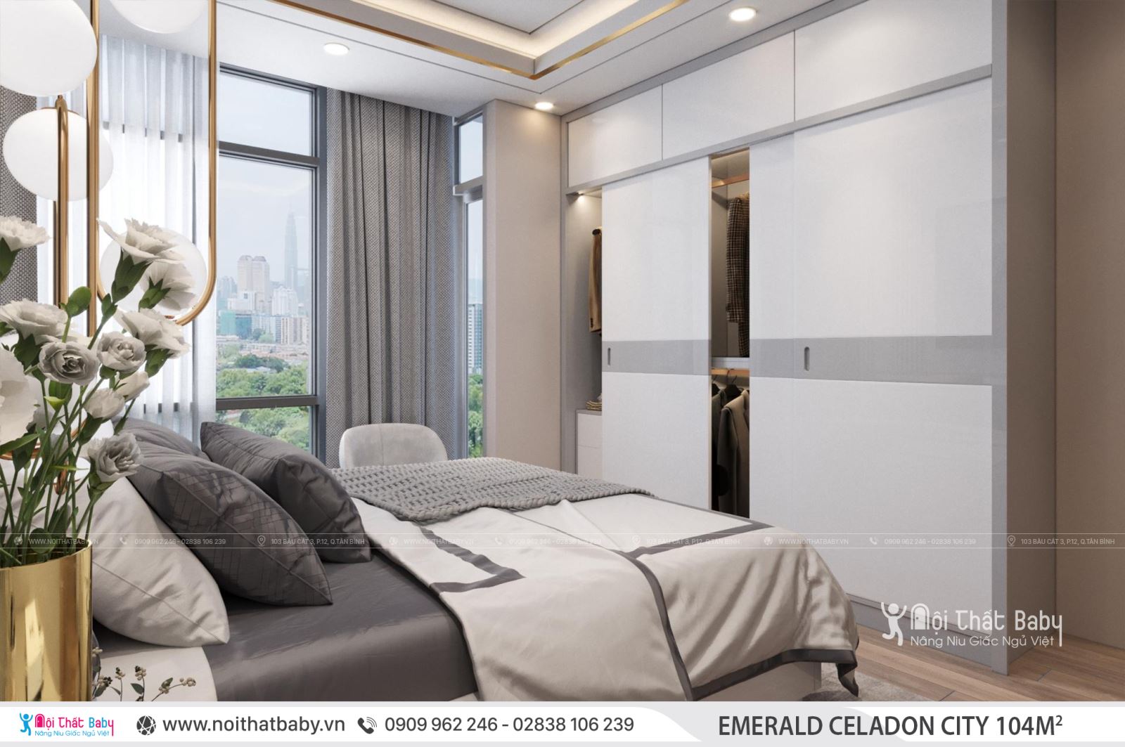 Tổng hợp các mẫu thiết kế nội thất Chung cư Emerald Celadon City